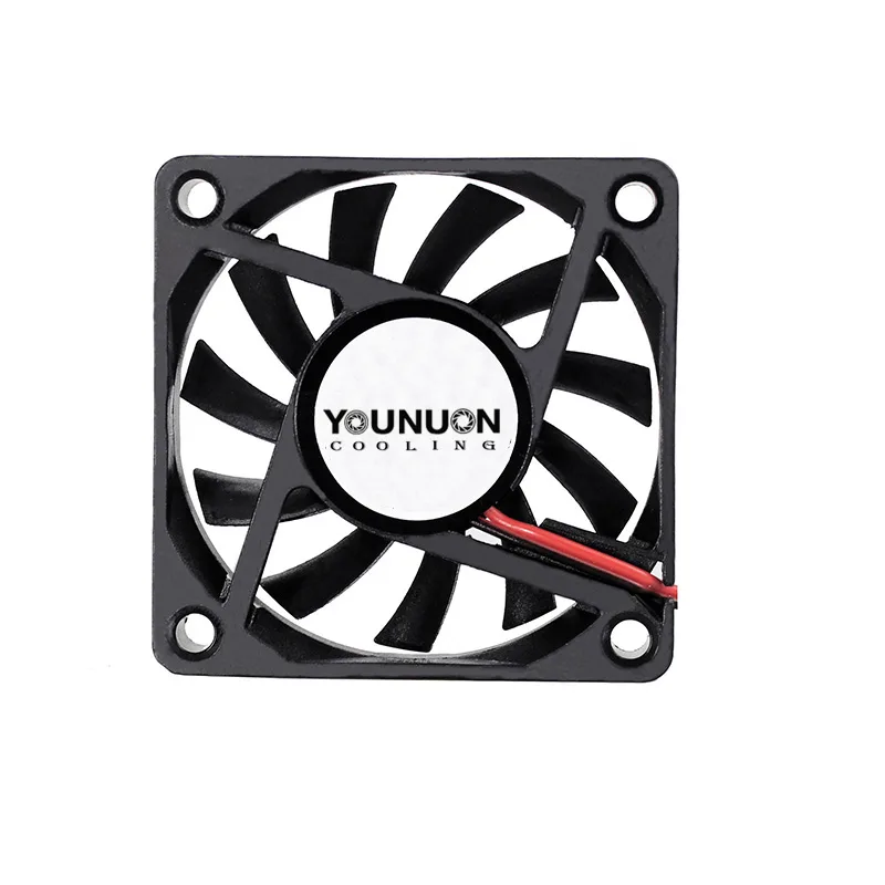 2 Pieces YOUNUON DC 5V/12V/24V Sleeve&Dual Ball Bearing 60mm 6cm 60x60x10mm Cooling Fan 6010 Brushless Cooling Cooler Fan - image 2