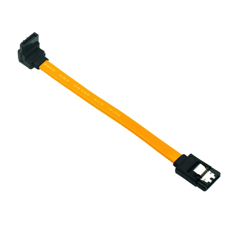5pcs 10CM SATA 3.0 Harddrive 6Gb/s Serial ATA DATA Cable 90 Angled 180 Connector SATA3 SATAIII 6Gbps Hard Drive Disk,SSD Adapter detail 3