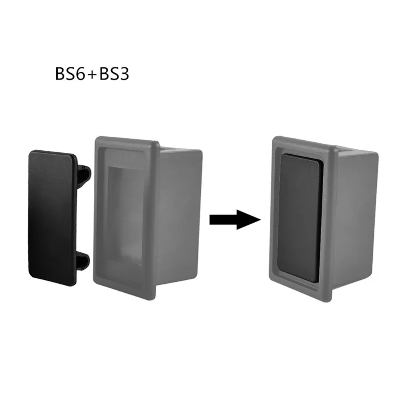 1pc Car Boat Rocker Switch Panel Blank ARB Plate Rocker Switch Blanking Cover - image 3