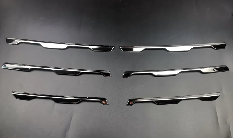 Car Front Grille Cover Trim Molding Chrome Stainless Steel Protector Sticker for Renault Duster 2018-2023 - image 2