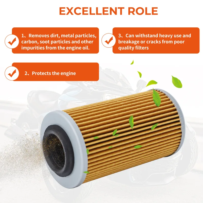 Oil Filter with Seal Kit for Can-Am Spyder SM6-SE6 1330 RT/F3 Models 2014 2015 2016 2017 2018 2019 2020 2021 - image 3