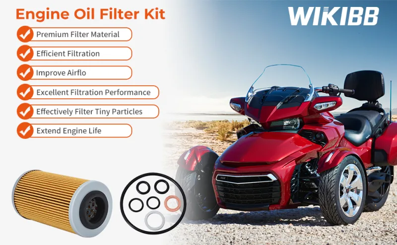 Oil Filter with Seal Kit for Can-Am Spyder SM6-SE6 1330 RT/F3 Models 2014 2015 2016 2017 2018 2019 2020 2021 detail 3