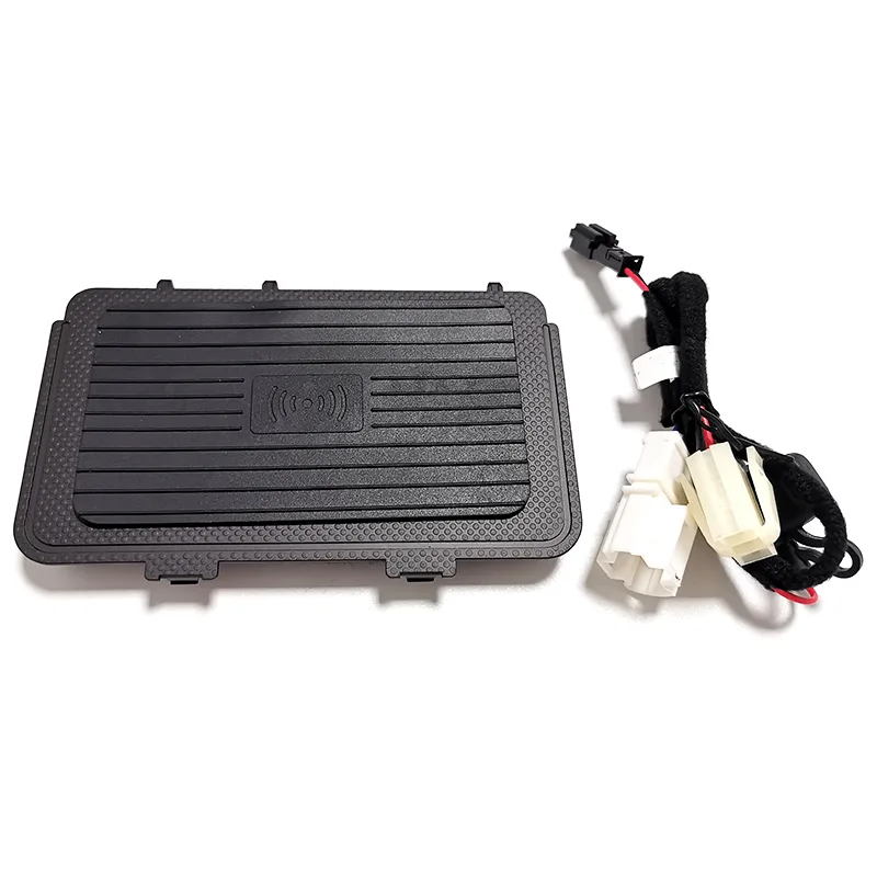 Car wireless charger for VW T-Cross T-Roc Jetta MK7 Teramont Phideon 15w fast phone charger charging panel pad phone holder detail 6