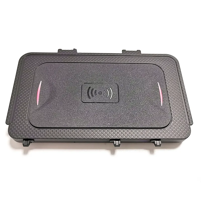 Car wireless charger for VW T-Cross T-Roc Jetta MK7 Teramont Phideon 15w fast phone charger charging panel pad phone holder detail 8
