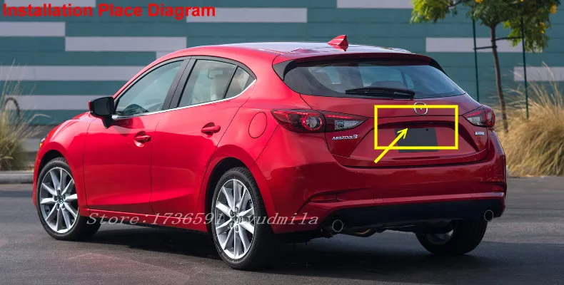 For Mazda 3 Axela M3 Hatchback BM BN 2014 2015 2016 2017 2018 OEM Screen Compatible with High-Quality Reverse Rear View Camera detail 1