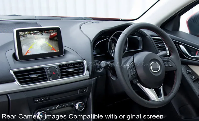 For Mazda 3 Axela M3 Hatchback BM BN 2014 2015 2016 2017 2018 OEM Screen Compatible with High-Quality Reverse Rear View Camera detail 3