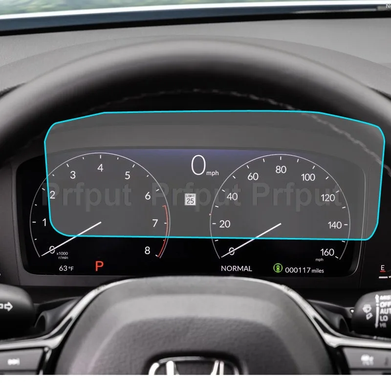 GPS navigation screen TPU protective film for Honda 11 Generation Civic 2021 2022 car Instrument protector - image 3