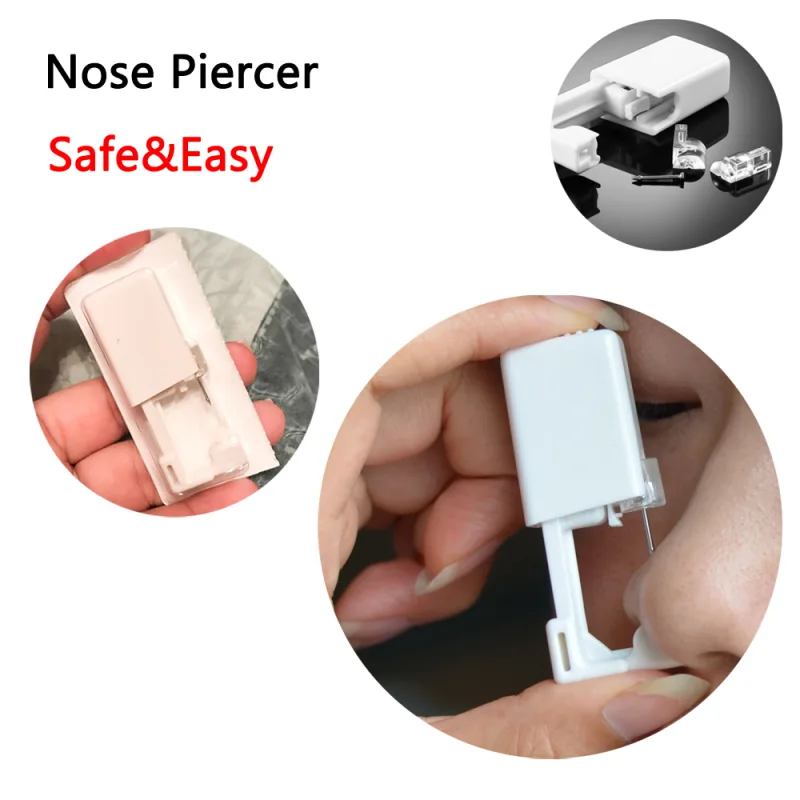 1PC Disposable Safe Sterile Piercing Unit For Nose Studs Flower Style Piercing Gun Piercer Tool Machine Body Piercing Jewelry - image 3