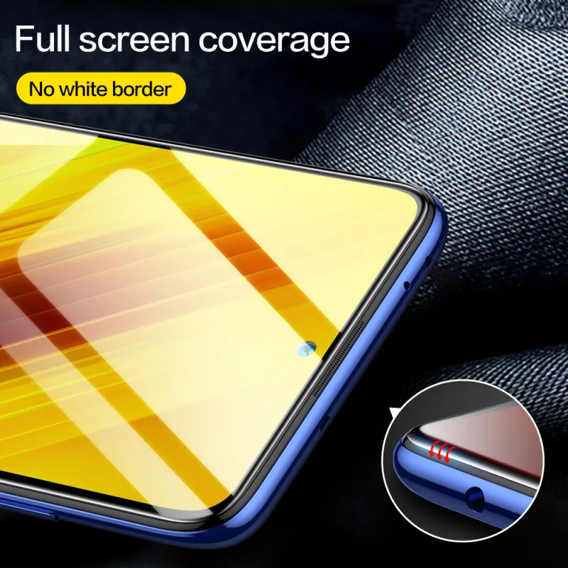 SmartDevil Full Cover Tempered Glass for Xiaomi POCO F6 X3 Pro GT X3 Screen Protector for Poco F6 Pro HD - image 2
