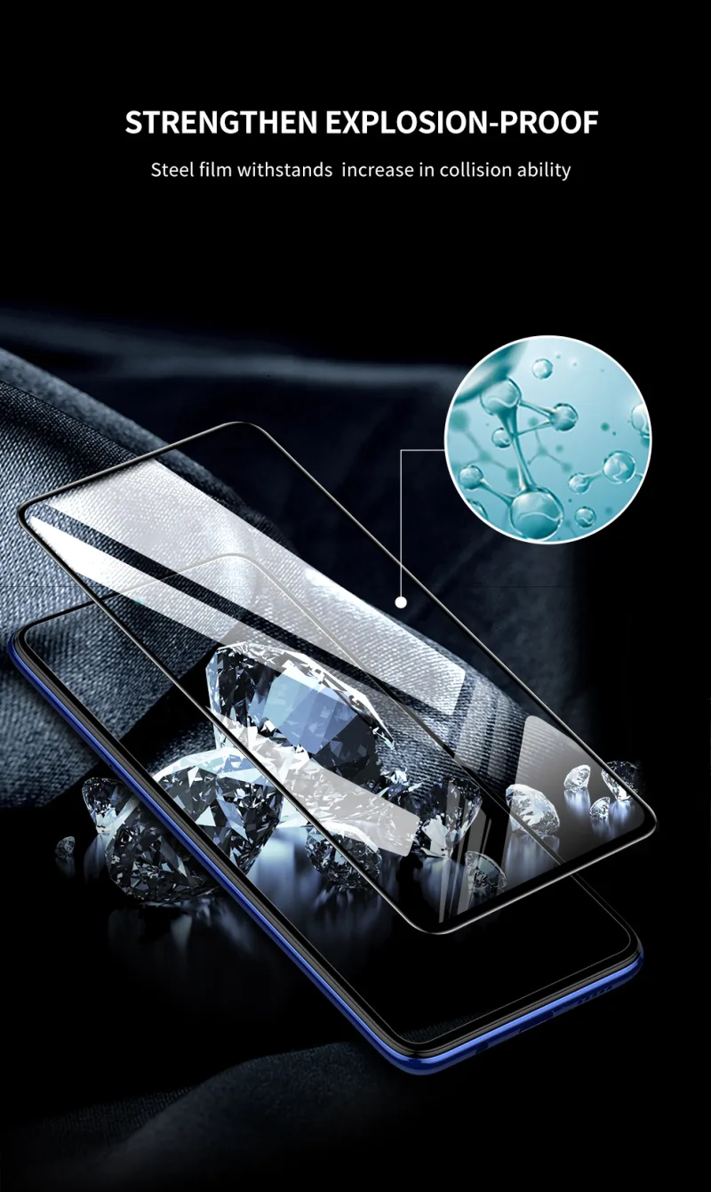 SmartDevil Full Cover Tempered Glass for Xiaomi POCO F6 X3 Pro GT X3 Screen Protector for Poco F6 Pro HD detail 5