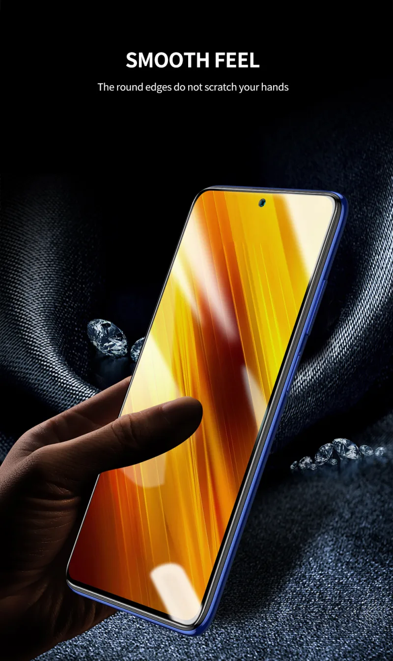 SmartDevil Full Cover Tempered Glass for Xiaomi POCO F6 X3 Pro GT X3 Screen Protector for Poco F6 Pro HD detail 7