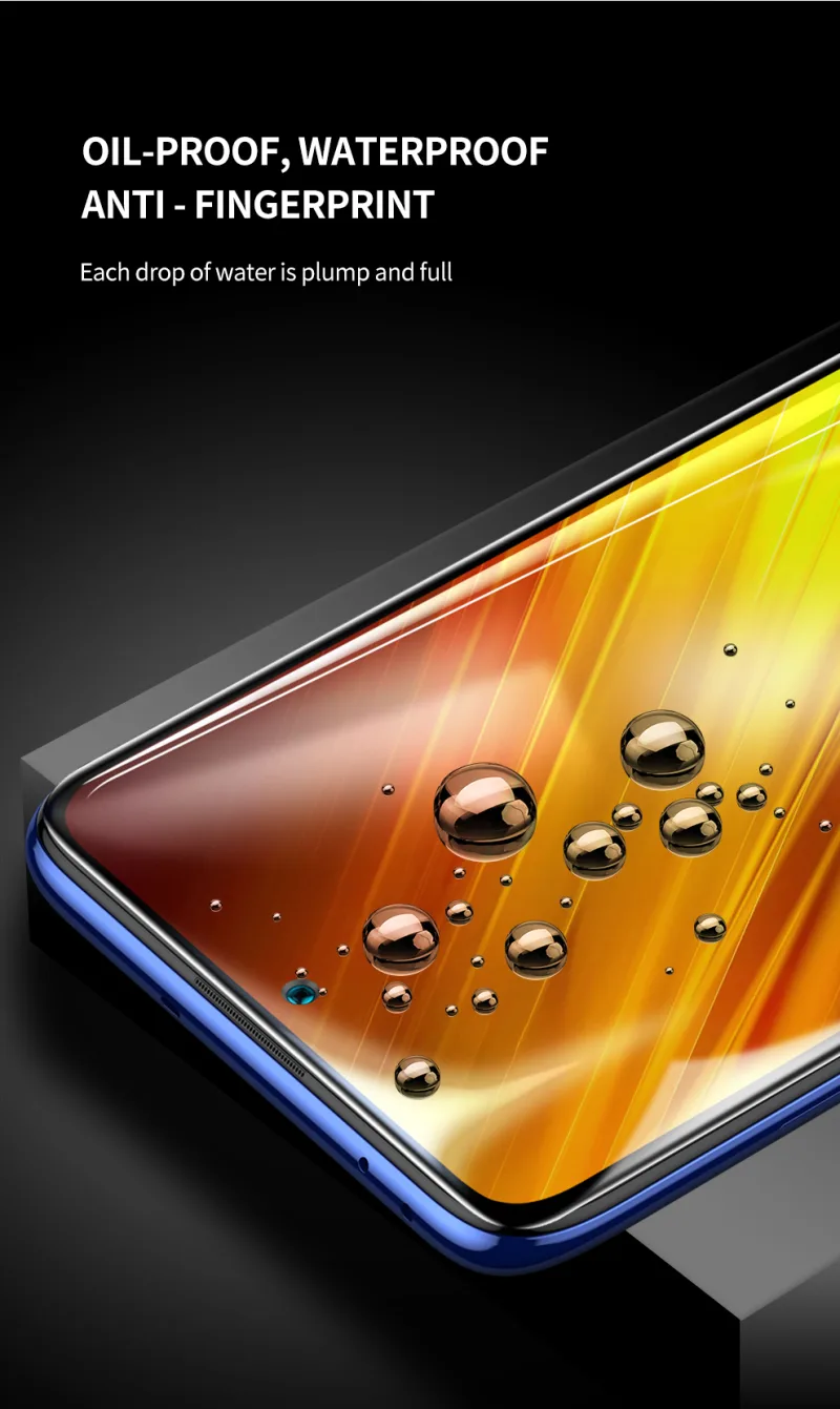SmartDevil Full Cover Tempered Glass for Xiaomi POCO F6 X3 Pro GT X3 Screen Protector for Poco F6 Pro HD detail 8