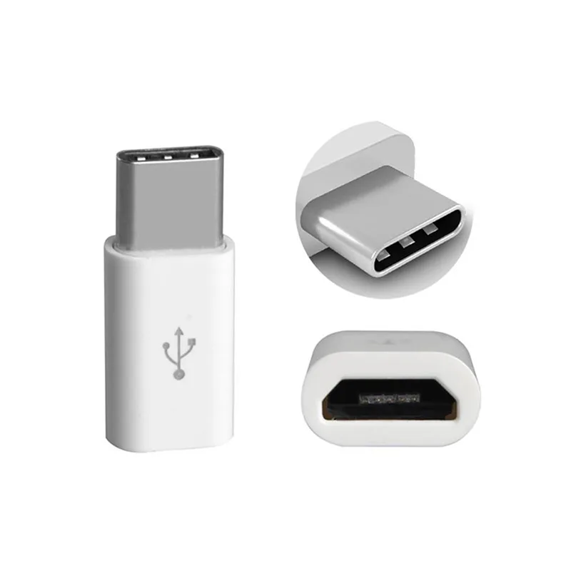 2pcs Micro USB Female To Type C Male Adapter for Xiaomi Mi 8 Redmi Note 7 Huawei P20 Lite Oneplus 6 Samsung S8 Plus S9 N image 2