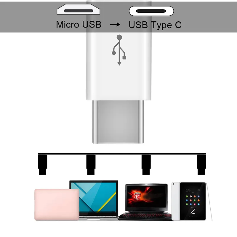 2pcs Micro USB Female To Type C Male Adapter for Xiaomi Mi 8 Redmi Note 7 Huawei P20 Lite Oneplus 6 Samsung S8 Plus S9 N image 5