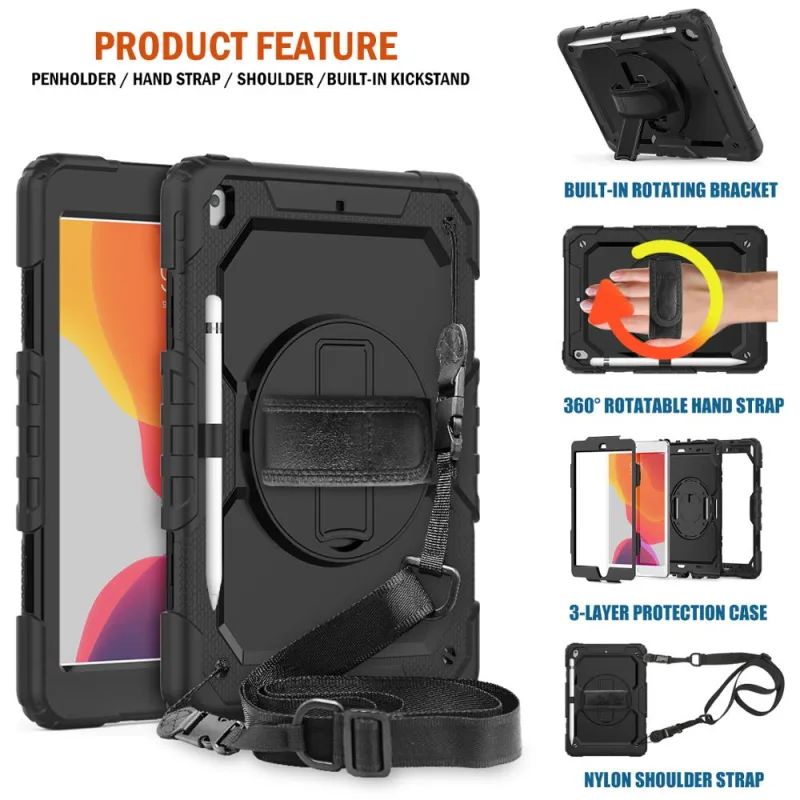Heavy Duty for iPad Case 10.2 9th Generation Cover For 2022 iPad 9.7 Air 5 2 3 4 10.9 10.5 2021 Pro 11 12.9 Mini 6 5 Smart Cover - image 3