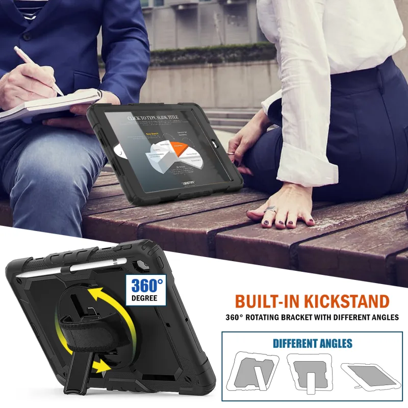 Heavy Duty for iPad Case 10.2 9th Generation Cover For 2022 iPad 9.7 Air 5 2 3 4 10.9 10.5 2021 Pro 11 12.9 Mini 6 5 Smart Cover detail 5