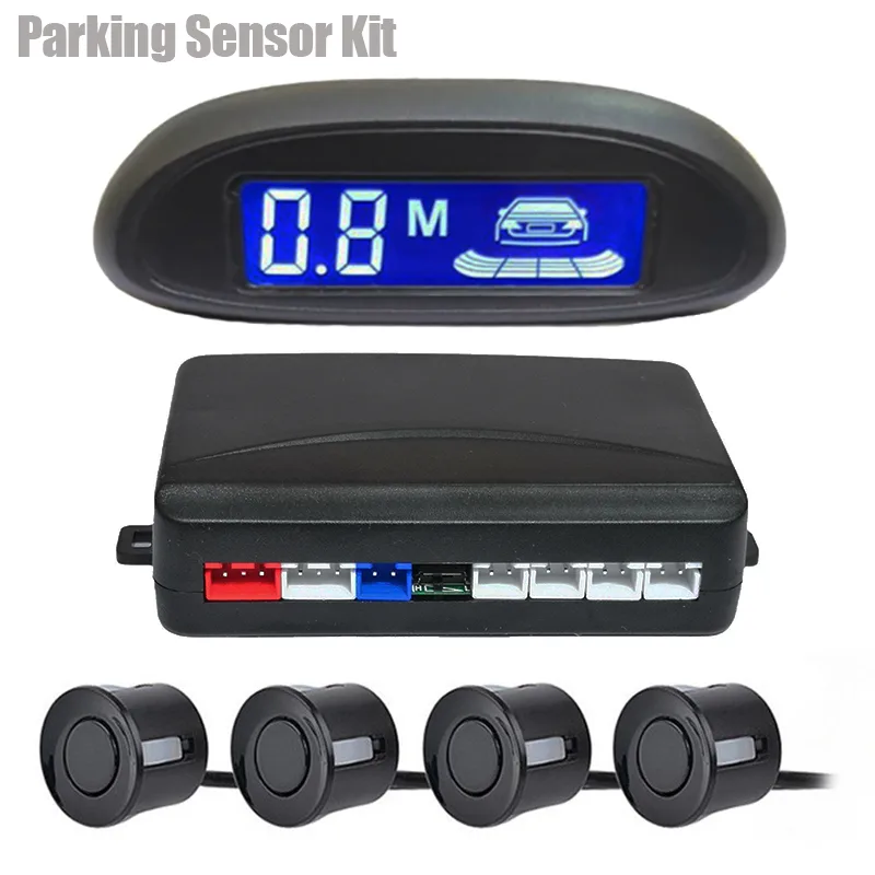 Multiple Radar Car Parktronic LED Parking Sensor Kit Radar Backlight Display Backup Monitor Detector System detail 1