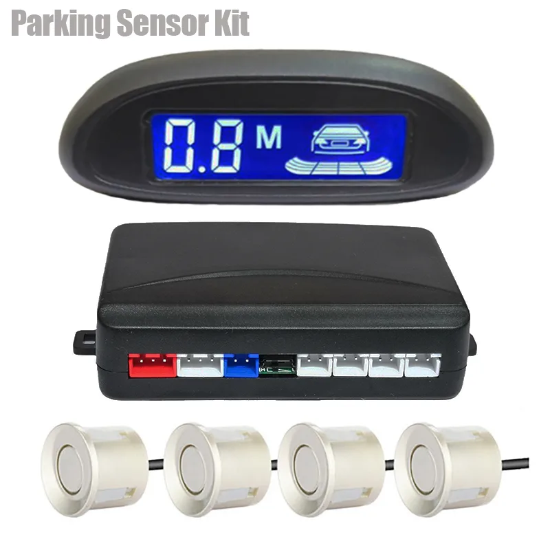 Multiple Radar Car Parktronic LED Parking Sensor Kit Radar Backlight Display Backup Monitor Detector System detail 7
