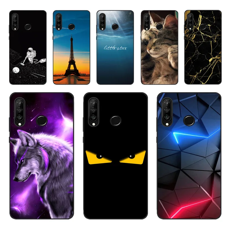 For Huawei P30 Lite Pro Case Fashion Girls Butterfly Bees Soft Fundas For Huawei P30 Pro VOG-L29 ELE-L29 P 30 Lite P30lite Coque - image 1