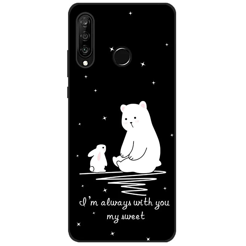For Huawei P30 Lite Pro Case Fashion Girls Butterfly Bees Soft Fundas For Huawei P30 Pro VOG-L29 ELE-L29 P 30 Lite P30lite Coque - image 3