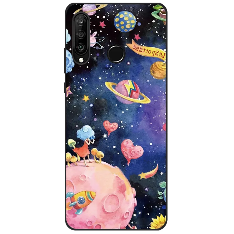 For Huawei P30 Lite Pro Case Fashion Girls Butterfly Bees Soft Fundas For Huawei P30 Pro VOG-L29 ELE-L29 P 30 Lite P30lite Coque detail 3