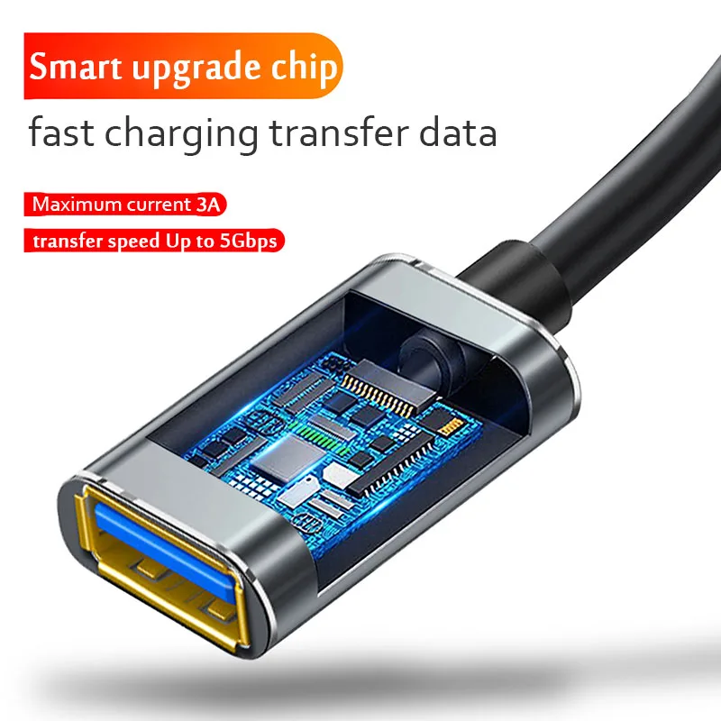 USB 3.0 / 2.0  Extension Cable Male to Female Extender Cable Fast Speed USB 3.0/2.0 Extended for laptop PC USB 3.0 Exten image 2