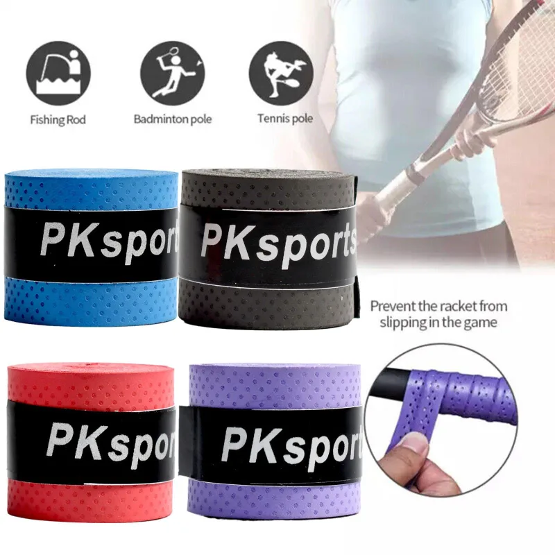 Tennis Racket Grip Tape PU Absorbent Tennis Racket Badminton Grip Tape Anti Slip Tennis Accessories image 2