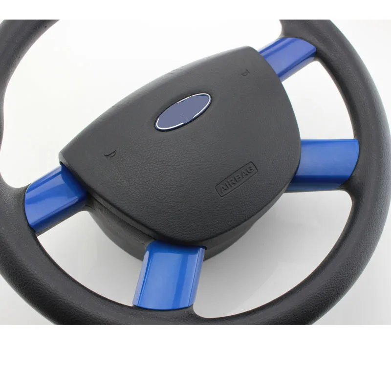 My good car Car Accessories Steering Wheel Buttons Panel Cover Trim Stickers Carbon Fiber  for Ford Focus 2 MK2 2005 - 2011 - image 4