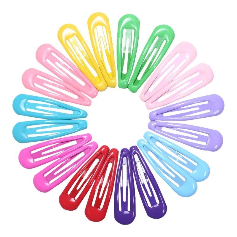 40Pcs/Lot Hair Accessories Girls Hairpin Print Cartoon Fruit Animal Flower Hair Clip Cute Powder Hairgrip New Children H