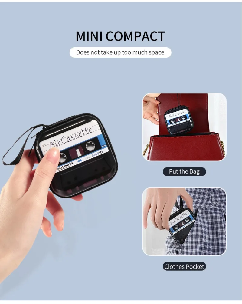 STONEGO Earphone Holder Case Storage Carrying Hard Bag Box Case For Earphone Headphone Accessories Earbuds memory Card USB Cable detail 2