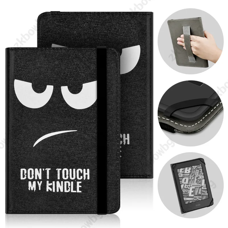 Print Universal HandStrap Cover for Rakuten Kobo Glo HD N437 Kobo Aura N514 N613 Kobo Touch 2.0 N587 6'' Ebook Ereader Cute Case detail 2