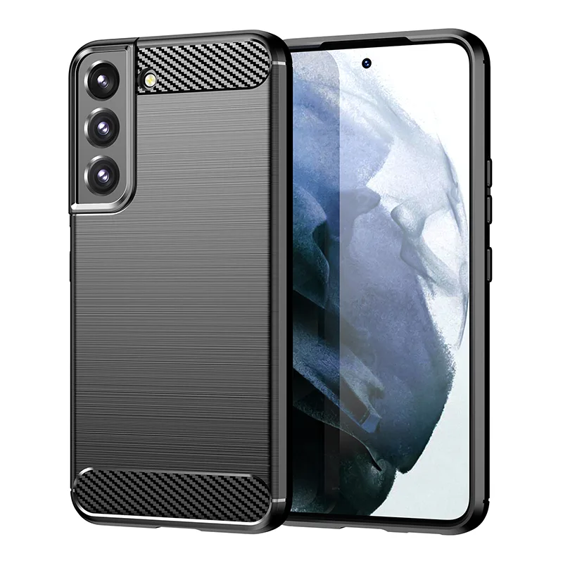 Carbon Fiber Texture TPU Case for Samsung Galaxy S25 S24 S23 Ultra S22 Plus S21 FE S20 S10 Shockproof Protective Cover Funda detail 7