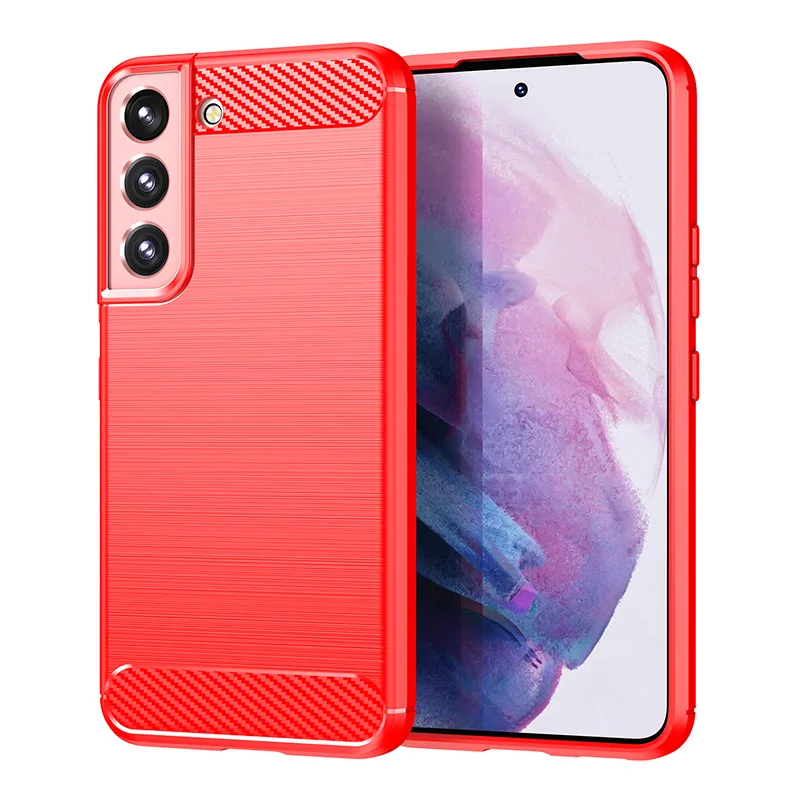 Carbon Fiber Texture TPU Case for Samsung Galaxy S25 S24 S23 Ultra S22 Plus S21 FE S20 S10 Shockproof Protective Cover Funda detail 8