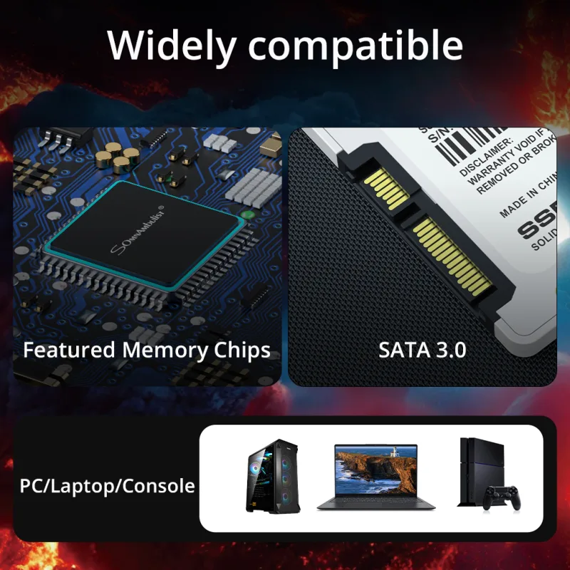 SomnAmbulist SSD 2.5 64GB 128GB 256GB 512GB 1TB for Laptop Desktop Solid State Drive Sata3 120GB 240GB 480GB 960GB 2T - image 5