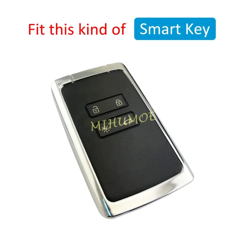 Transparent Clear Car Key Fob Cover Case Holder For Renault Kiger Arkana Captur Koleos Kadjar Megane Espace Grand Scenic Clio - image 2