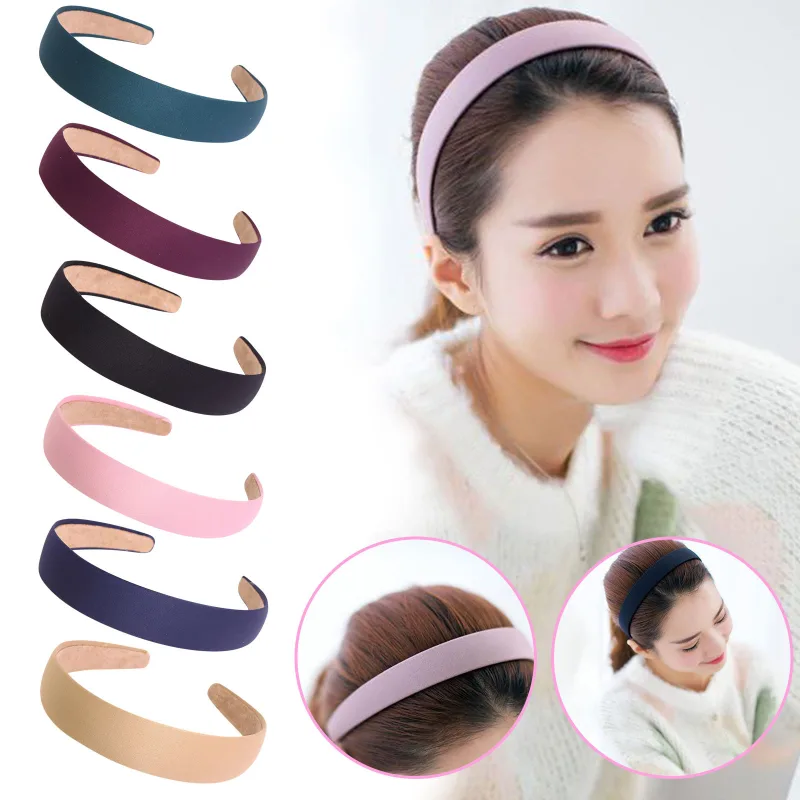 Vintage Solid Wide Hair Band