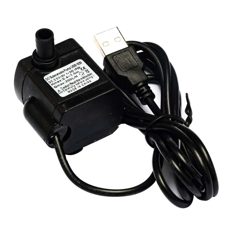 DC 3.5V–9V 3W USB Solar-Powered Mini Submersible Pump 200 L/H Aquarium Fish Tank Fountain Pond Pump 8mm Outlet image 5