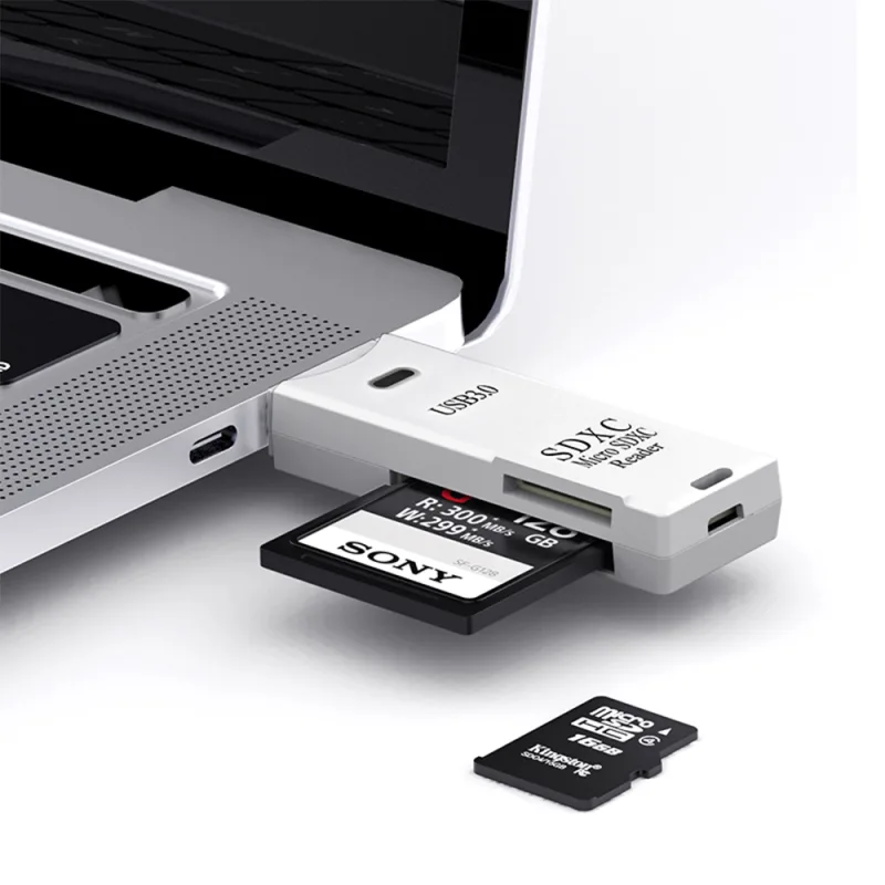 2 in 1 USB 3.0 Card Reader Micro TF sd card Reader usb adapter High Speed Cardreader TF Memory card For PC Laptop Access image 6