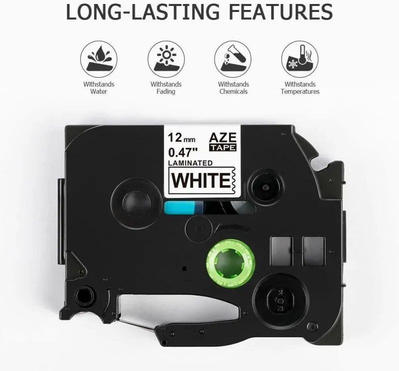 31 Colors TZE 231 234 334 Label Tape 12mm Compatible for Label Work for Brother P-touch Label Printer PT-H110 PT-E105 PT-H101C detail 2
