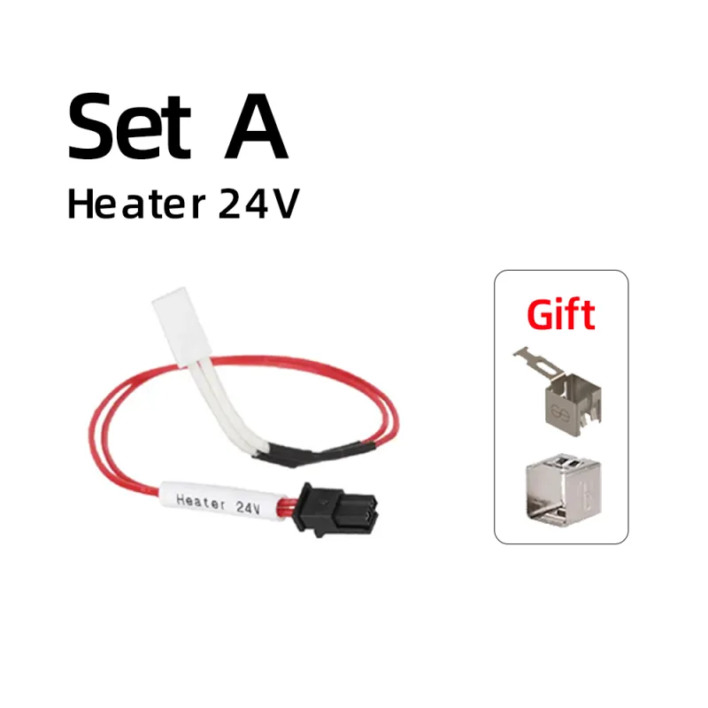 BLV®RAPIDO V2 Ceramics Heater Kit  heatBlock  K500 Thermocouple M4  104GT-2 100K 3950 PT1000 For Rapido V2.0 HOTEND - image 5