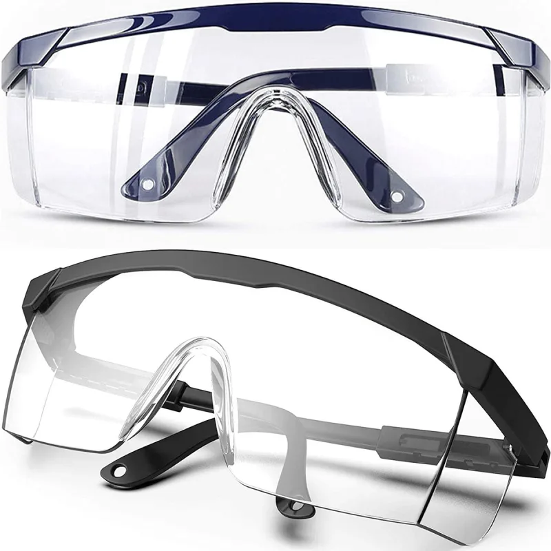 2Pcs Anti-Splash Work Safety Glasses Eye Protecting Lab Goggles Protective Industrial Wind Dust Proof Goggles Cycling Gl image 2