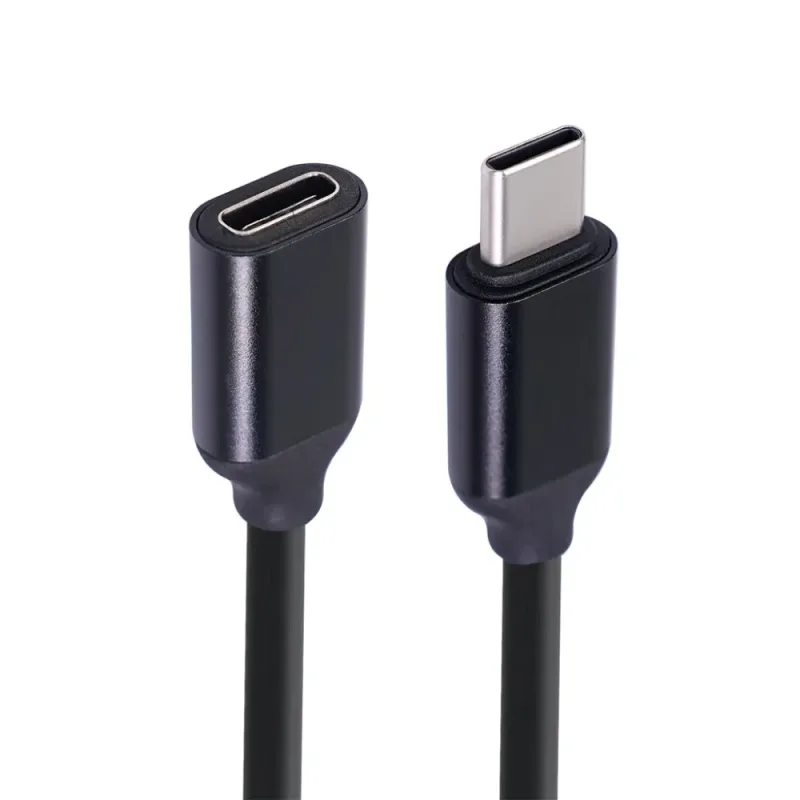 0.5/1/1.5 m 60W 3A Usb C Type-c Extension Cord Type-c Male to Female Extension Cable Gold-plated Extensor Charger Wire C image 4