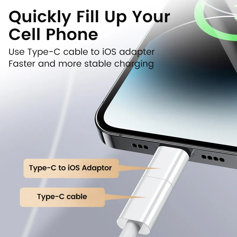 Olaf USB Type C To Lightning Adapter For iOS Male to USB C Female Converter for iPhone 14 13 PC Macbook Fast Charging ad image 5
