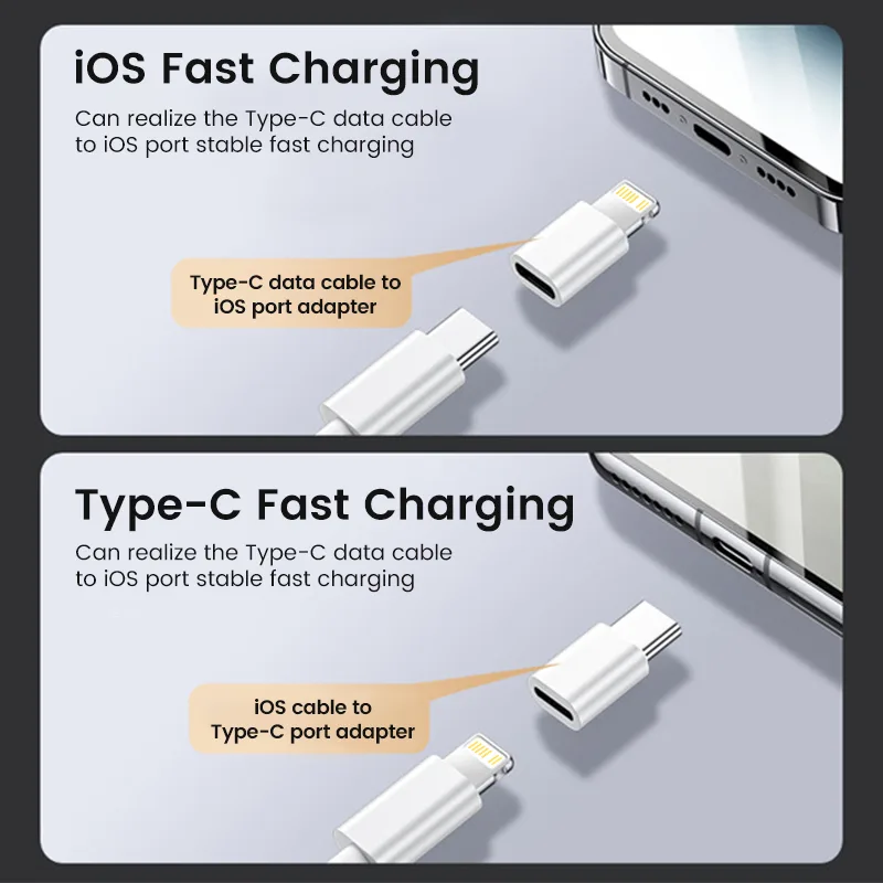 Olaf USB Type C To Lightning Adapter For iOS Male to USB C Female Converter for iPhone 14 13 PC Macbook Fast Charging ad image 6