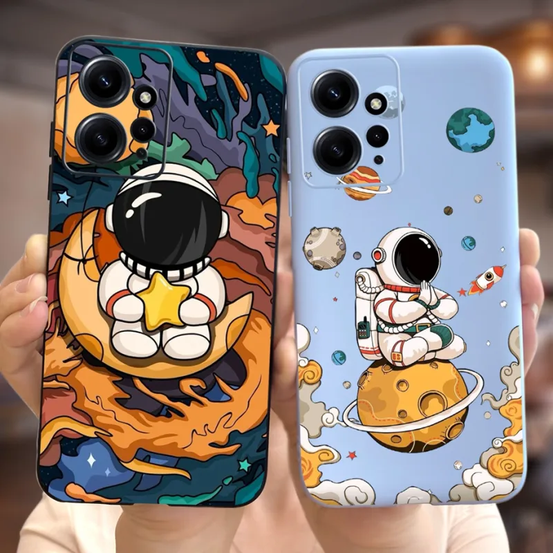 For Xiaomi Redmi Note 12 4G Case Cute Cartoon Painted Cover Soft Silicone Phone Case For Redmi Note 12 Pro Plus Note12 5G Fundas - image 5