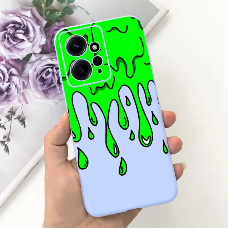 For Xiaomi Redmi Note 12 4G Case Cute Cartoon Painted Cover Soft Silicone Phone Case For Redmi Note 12 Pro Plus Note12 5G Fundas detail 7