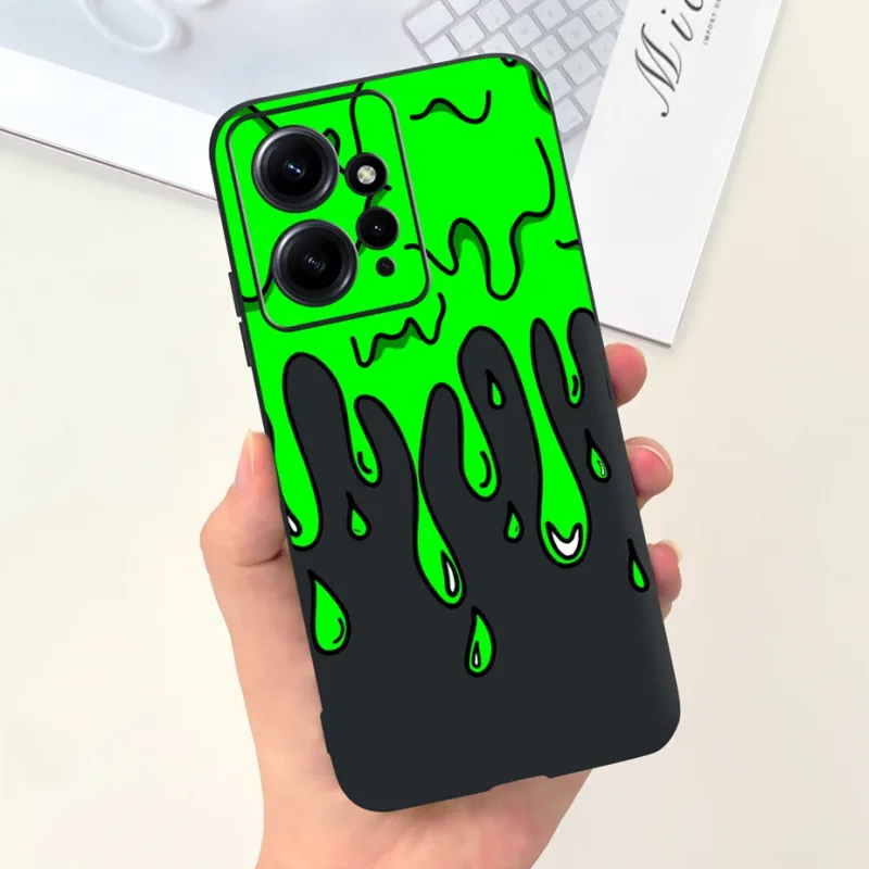For Xiaomi Redmi Note 12 4G Case Cute Cartoon Painted Cover Soft Silicone Phone Case For Redmi Note 12 Pro Plus Note12 5G Fundas detail 8