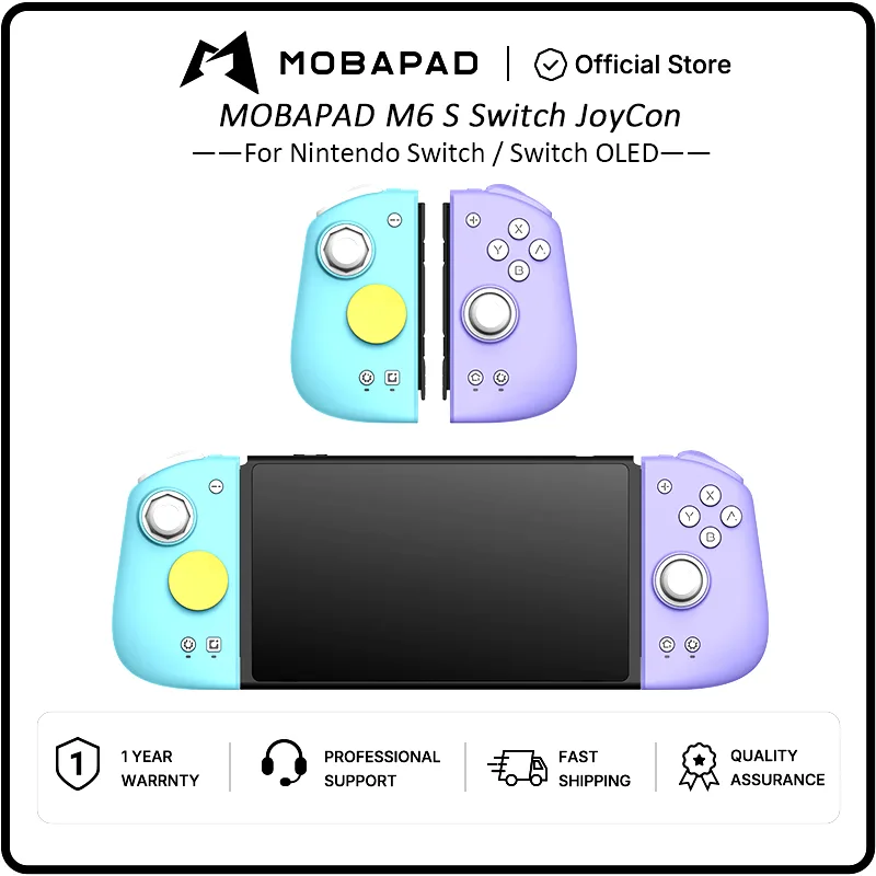 Mobapad M6 S Controller Joypad for Nintendo Switch/Switch OLED Hall Joystick Bluetooth Gamepad Accessories - image 1