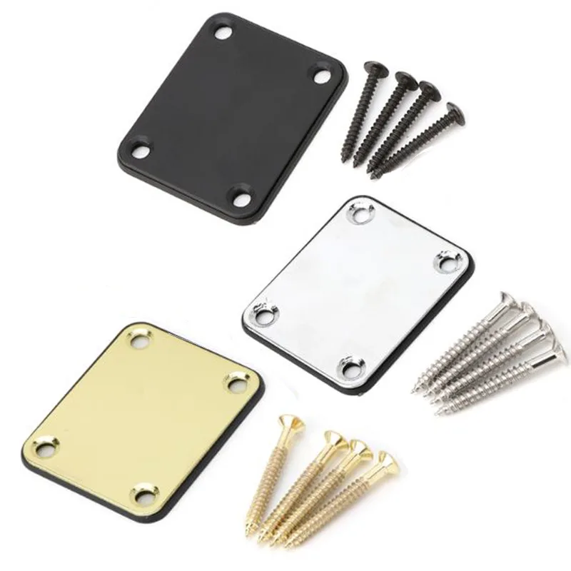Electric Guitar Reinforcement Plate Connecting Plate For ST/Tele Electric Guitar BASS Neck Body Square Plate Guitar Acce image 1