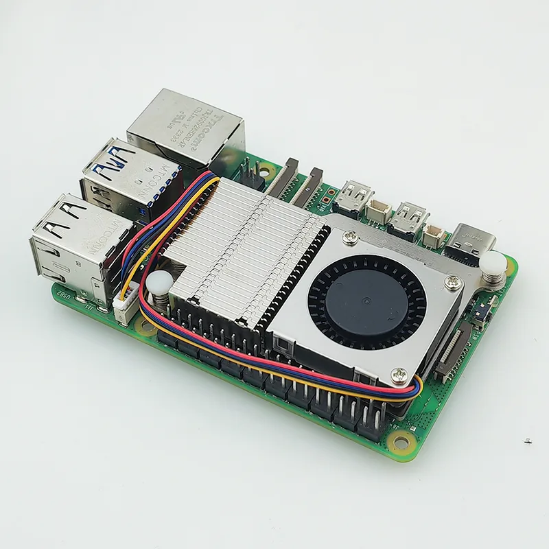 Raspberry Pi 5 Argon THRML Active Cooler Aluminum Heatsink with 30mm Cooling PWM Fan Active Passive Active Radiator for RPi 5 - image 2